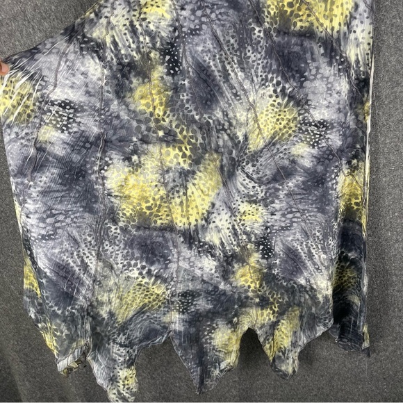 Komarov Dress Crinkle Starry Night Dark Fairy Artsy Handkerchief Hem Medium - Picture 5 of 12